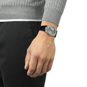 Tissot PRX T1378079608100 Powermatic 80 - Damascus Steel Edition (38mm) Damascus Dial / Black Leather Strap Men's Watch