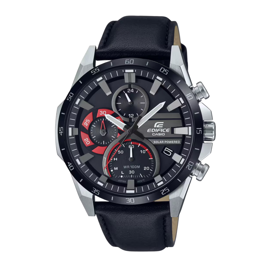 Casio Edifice EQS-940BL-1AV Solar Chronograph Analog with Battery Level Indicator Men's Watch