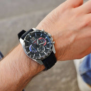 Seiko Essentials SSB347P1 Chronograph Silicone Strap Men's Watch
