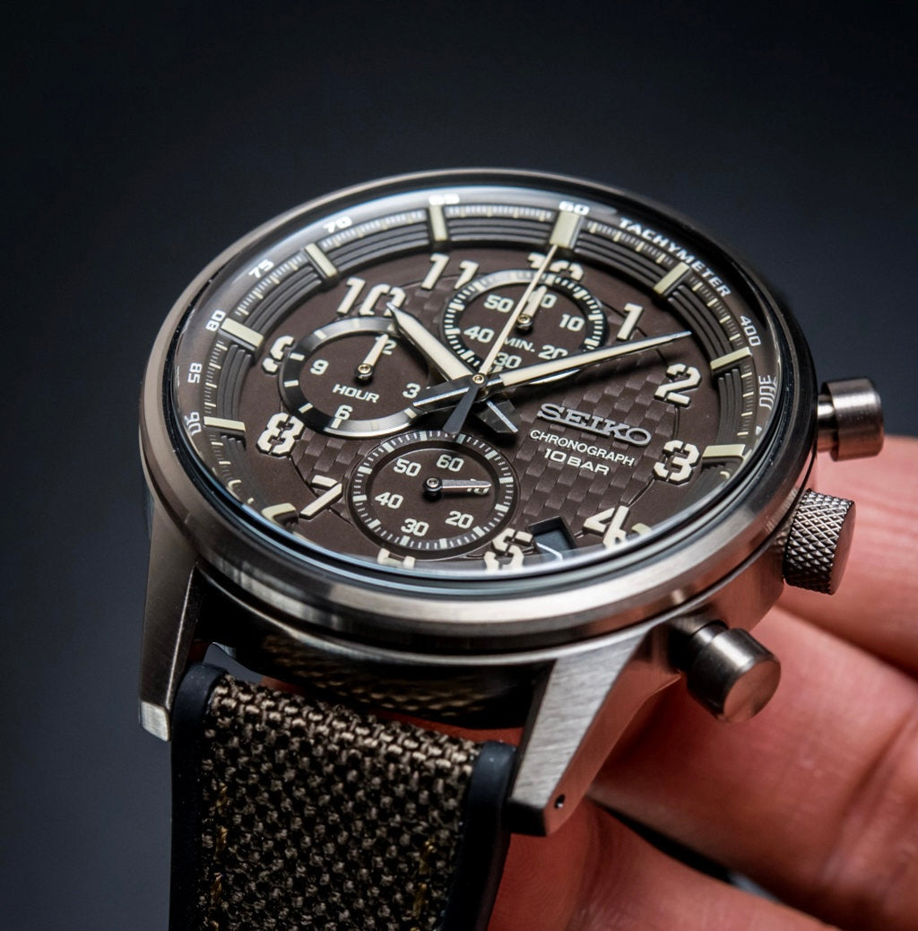 Seiko SSB371P1 Polyueretane Strap destino Chronograph