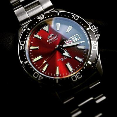 Orient Kamasu RA-AA0003R19B Automatic Red Dial Diver’s Men’s Watch