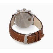 Bauhaus Classic Solar 2086-3 Chronograph (41mm) Blue Dial / Brown Leather Strap Men’s Watch
