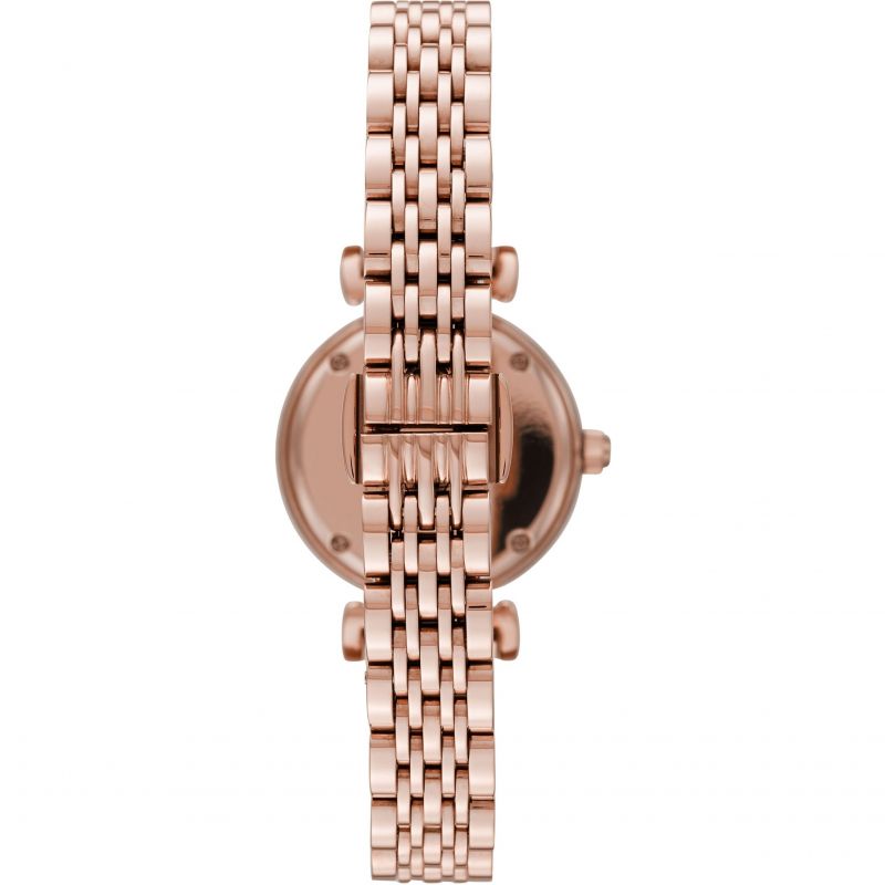 Emporio Armani AR11316 Mother of Pearl Dial Rose Gold Stainless Steel Bracelet Women's Watch