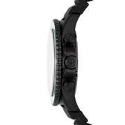 Emporio Armani AR11463 Green Dial Black Silicone Strap Men's Watch