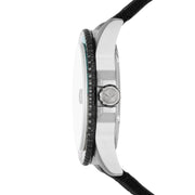 Emporio Armani AR11465 Silver Dial Black Fabric Strap Men's Watch
