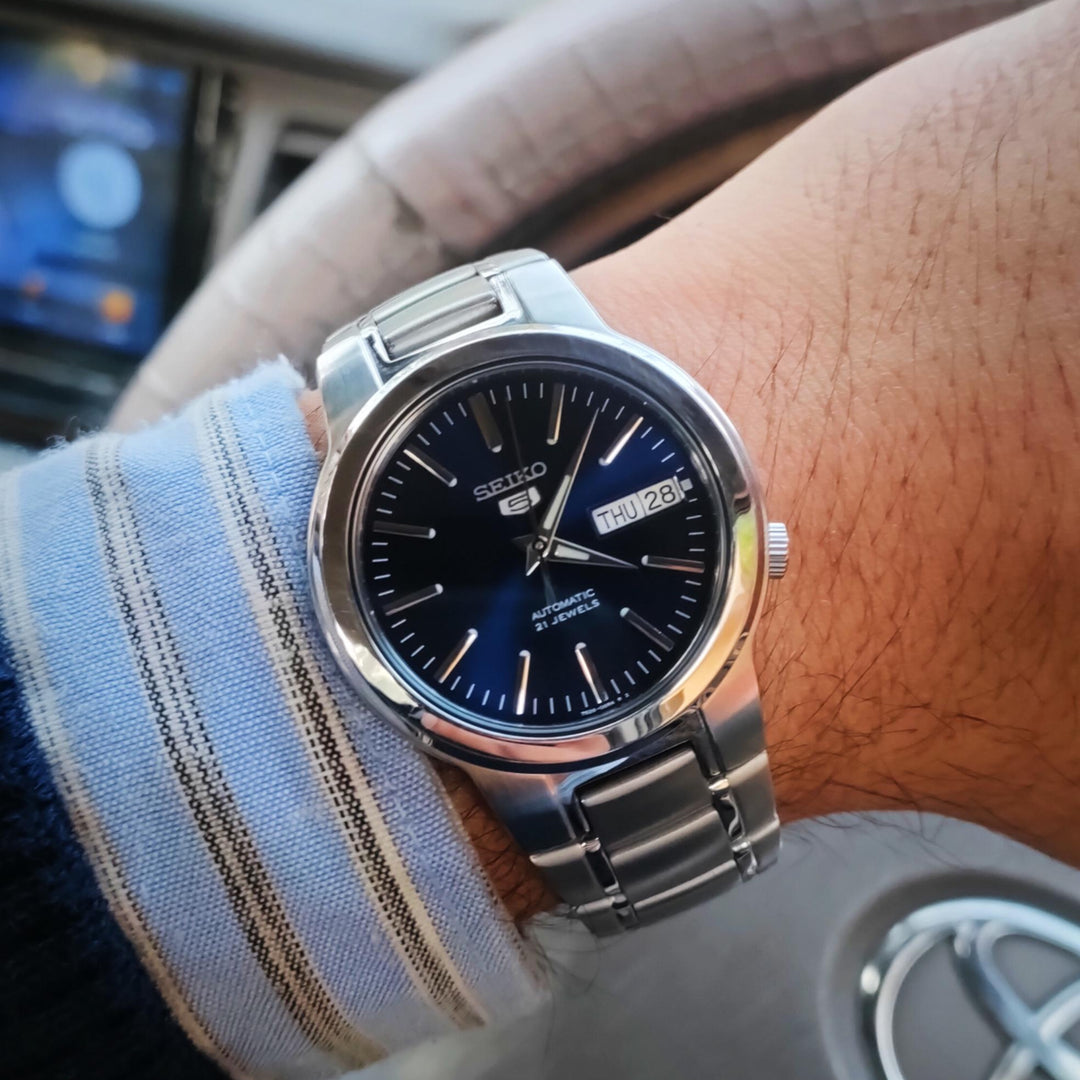 Seiko 5 SNKA05K1 Automatic 21 Jewels Navy Blue Dial Men's Watch