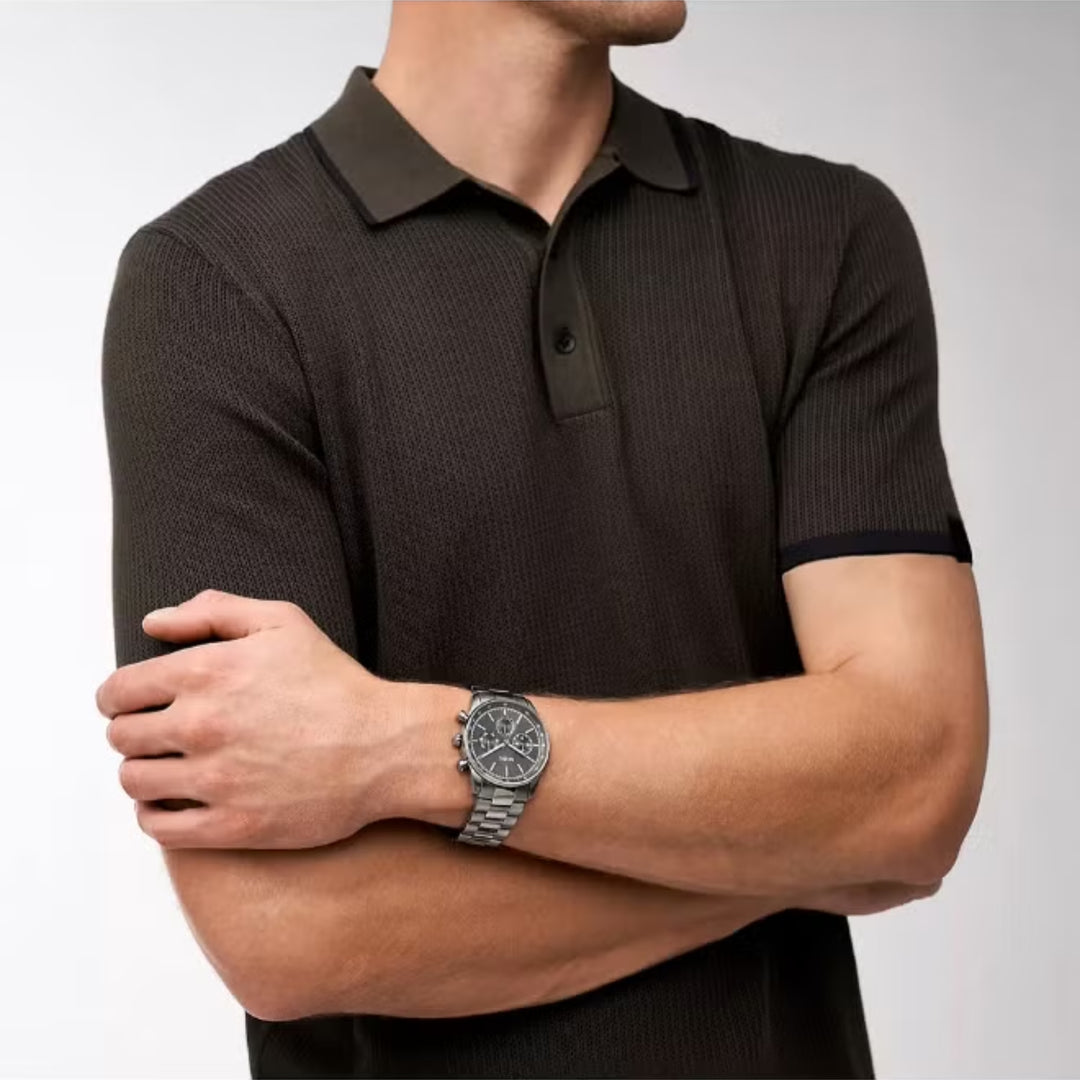 Fossil BQ2854 Sullivan Multifunction Medium Smoke  Stainless Steel Strap Mens Watch