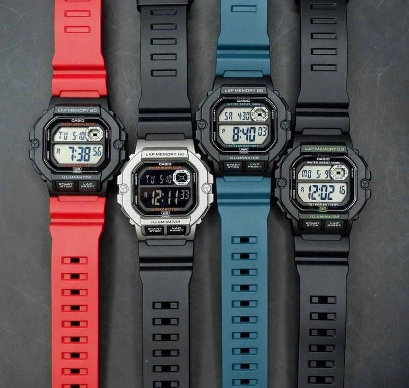 Casio WS-1400H-4A Youth Series Sports Digital Resin Band Unisex Watch