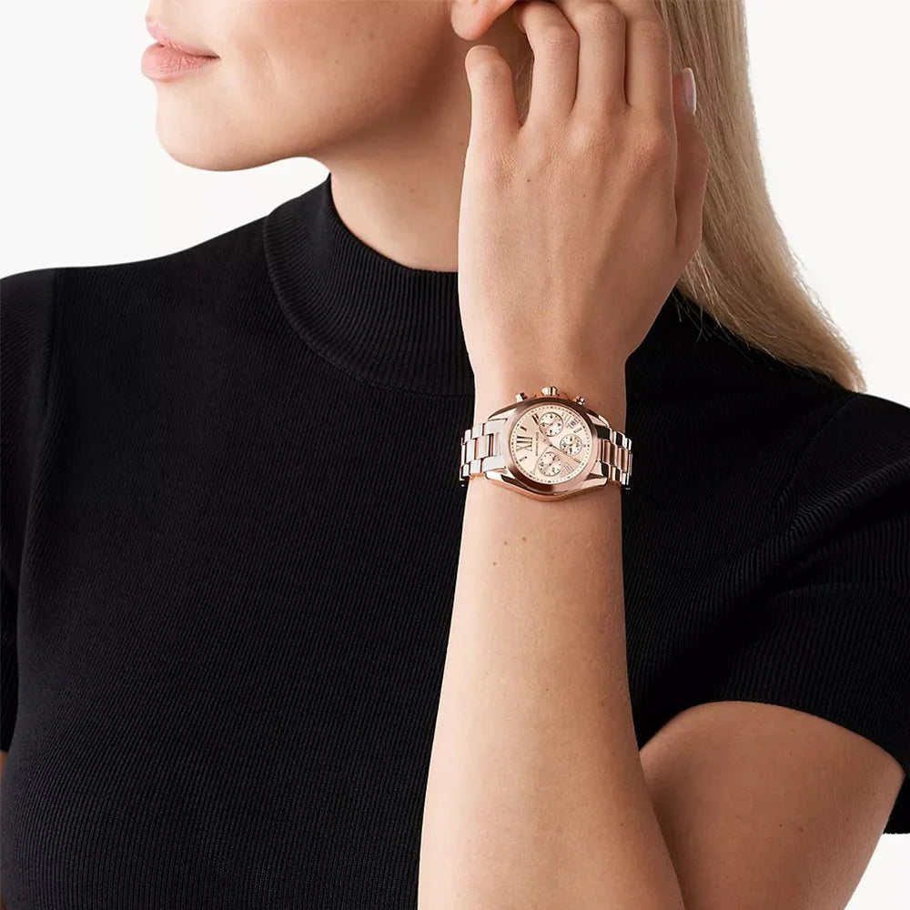 Michael Kors MK5799 Bradshaw Rose Gold Chronograph Women's Watch