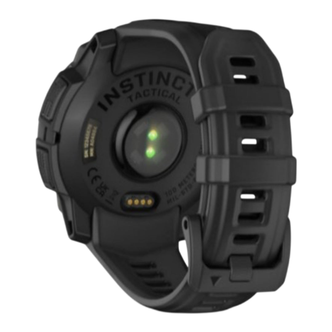 Garmin Instinct 3 - Tactical Edition Solar 010-02934-50 Outdoor GPS Smartwatch (45mm) Black with Black Band Men's & Women's Watch