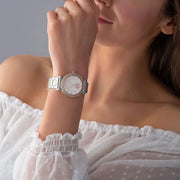 Michael Kors Abbey MK4616 Three Hand Two Tone Stainless Steel Women's Watch