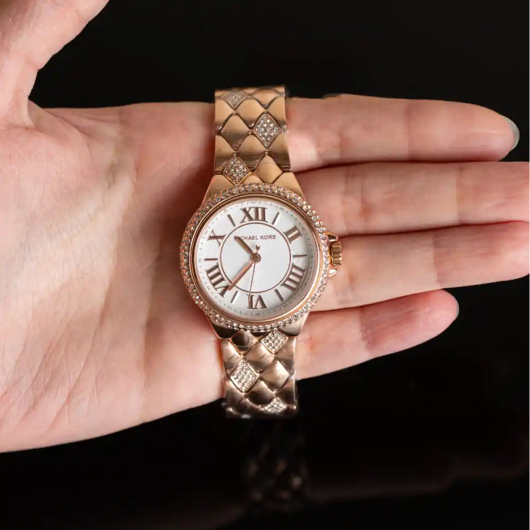 Michael Kors MK4810 Camille Rose Gold Toned Women's Watch