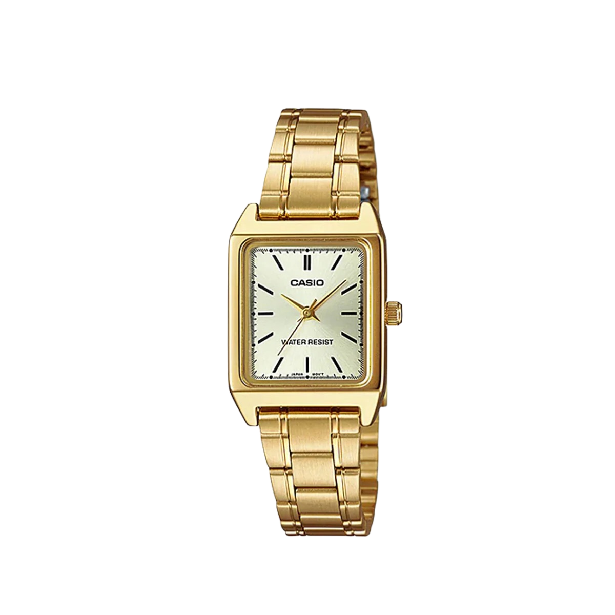 Casio LTP-V007G-9EUDF Cartier Tank Style Analog Quatrtz Gold Stainless Steel Women’s Watch
