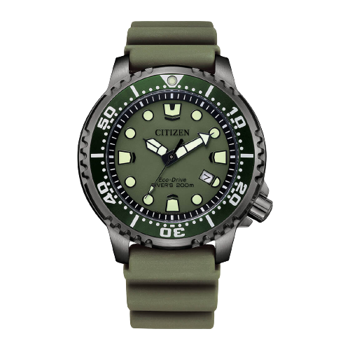 Citizen BN0157-11X Promaster Marine Eco Drive Green Dial Diver's Men’s Watch
