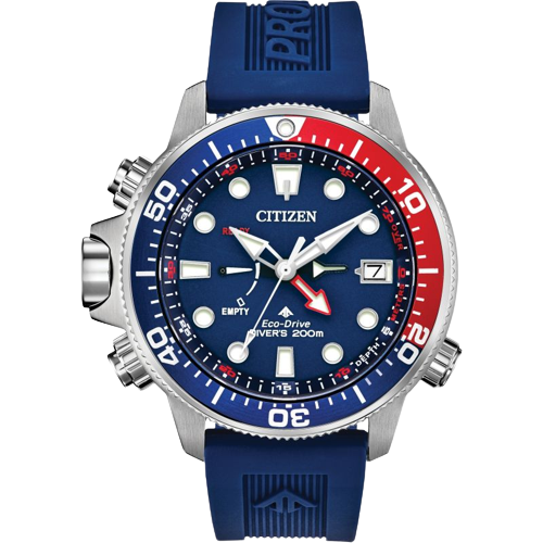 Citizen BN2038-01L  Promaster Aqualand Eco-Drive Blue Rubber Strap Men’s Watch