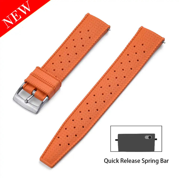 Premium-Grade Vulcanized Tropic Rubber Watch Strap 18mm 20mm and 22mm For Seiko Divers and other Divers Waterproof