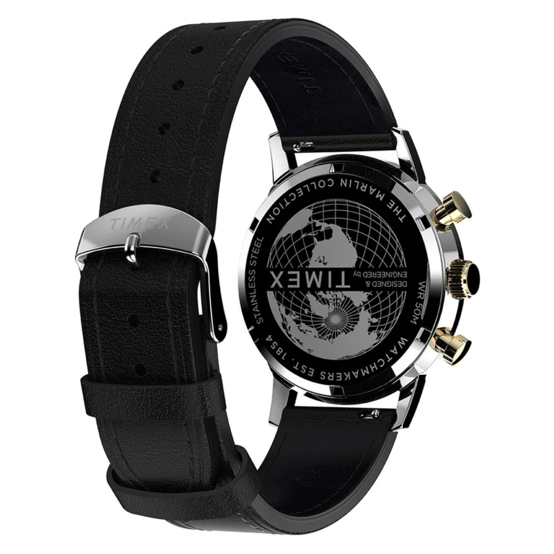 Timex Marlin TW2W51500 Quartz Chronograph (40mm) Grey Sunray Dial / Caramel Black Leather Strap
Men’s Watch