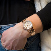 Michael Kors MK6845 Camille Multifunction White Dial Rose Gold Women's Watch