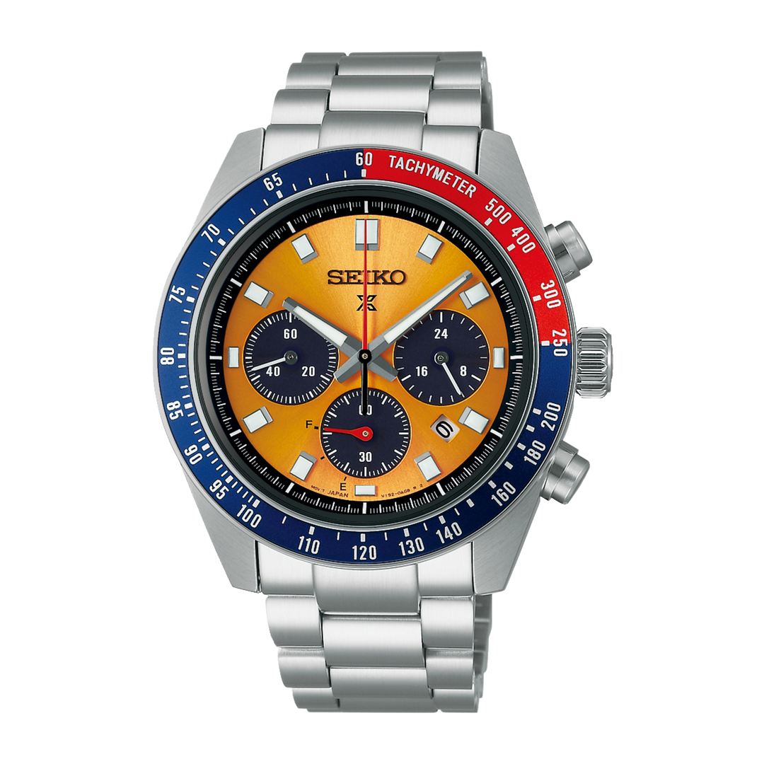 Seiko Prospex 'Pogue' Solar SSC947P1 Chronograph 1969 Re-interpretation (41.4mm) Yellow Dial / Stainless Steel
Men's Watch
