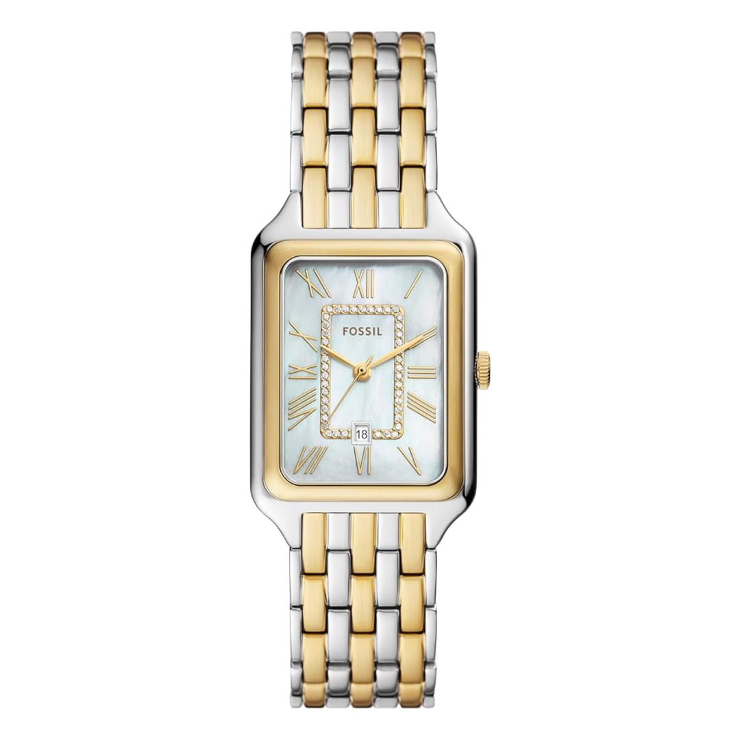 Fossil Raquel (26mm) ES5305 Mother-of-Pearl Dial / Two-Tone Stainless Steel Bracelet
Women's Watch