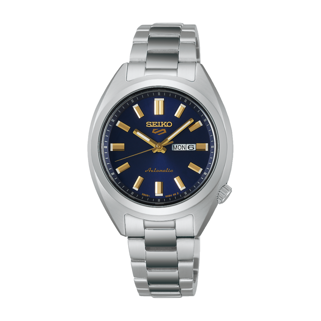 Seiko 5 Sports SRE021K1 ‘Hebitama’ SNXS Automatic (32mm) Denim Blue Dial / Stainless Steel Bracelet Women's Watch