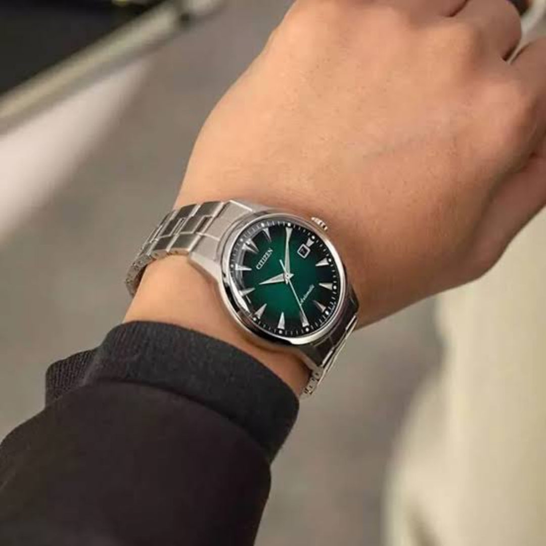 Citizen Kuroshio 64 NK0007-88X Series Limited Edition (1959 Pieces Worldwide) Automatic Green Dial Men's Watch