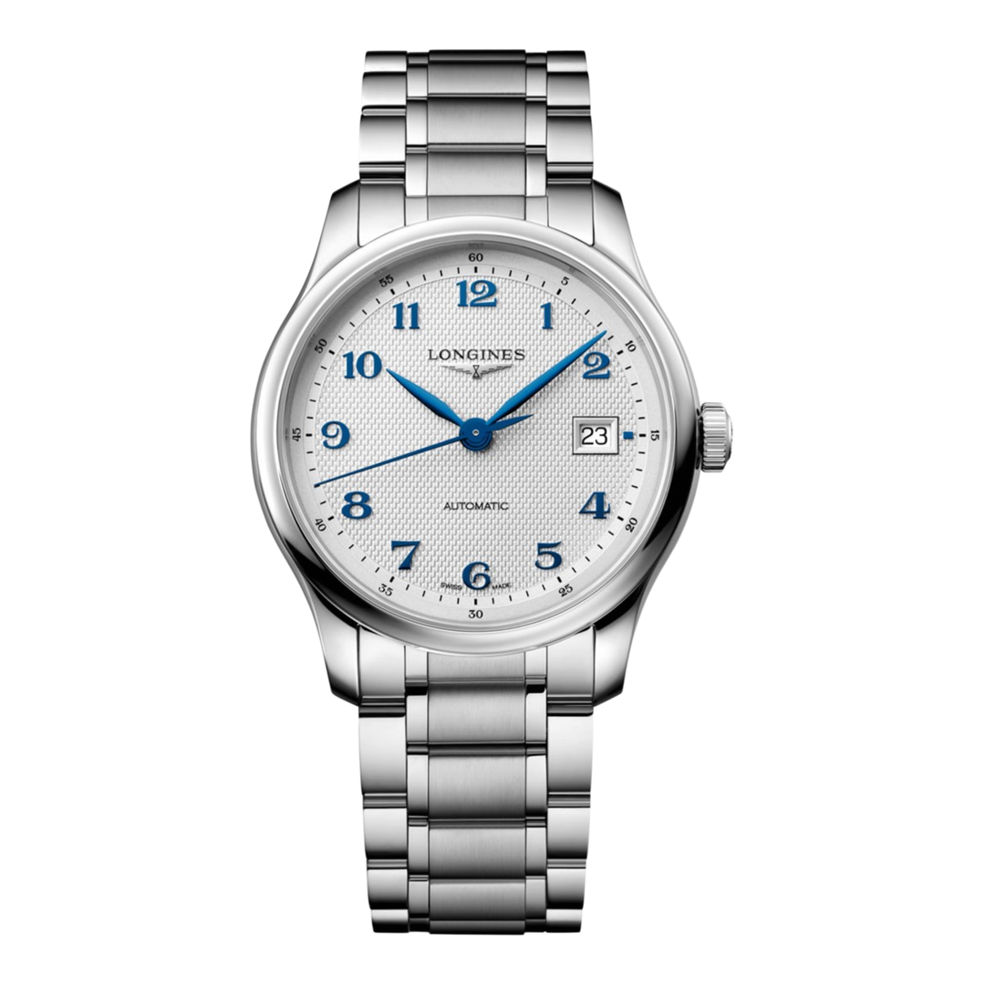 LONGINES Master Collection L29494736 Automatic (39mm) Silver "Barleycorn" Dial / Stainless Steel Bracelet Men's Watch