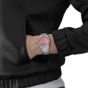 Tissot PRX T1372101133100 (35mm)  Pink Dial / Stainless Steel Bracelet Dial Unisex Watch