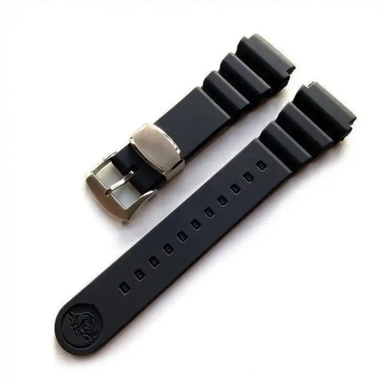 Seiko Replacement Rubber/Silicone strap for Seiko Prospex Series 20mm/22mm with Seiko logo