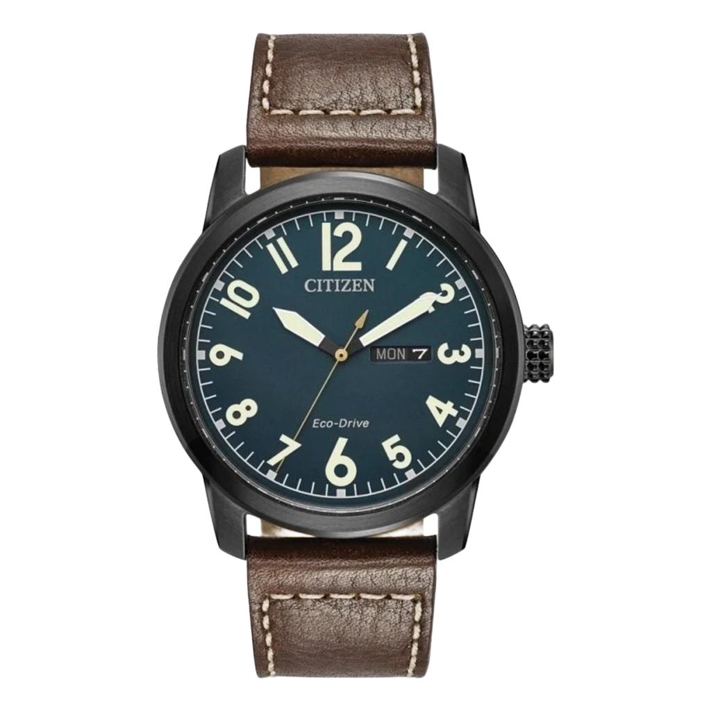 Citizen Men's Eco Drive Brown BM8478-01L Leather Chandler Men's