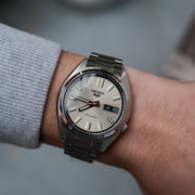 Seiko 5 Sports SRPK91K1 SNXS ‘Beige Chinos’ Classic Sports - Eng/Kanji Date Men's Watch