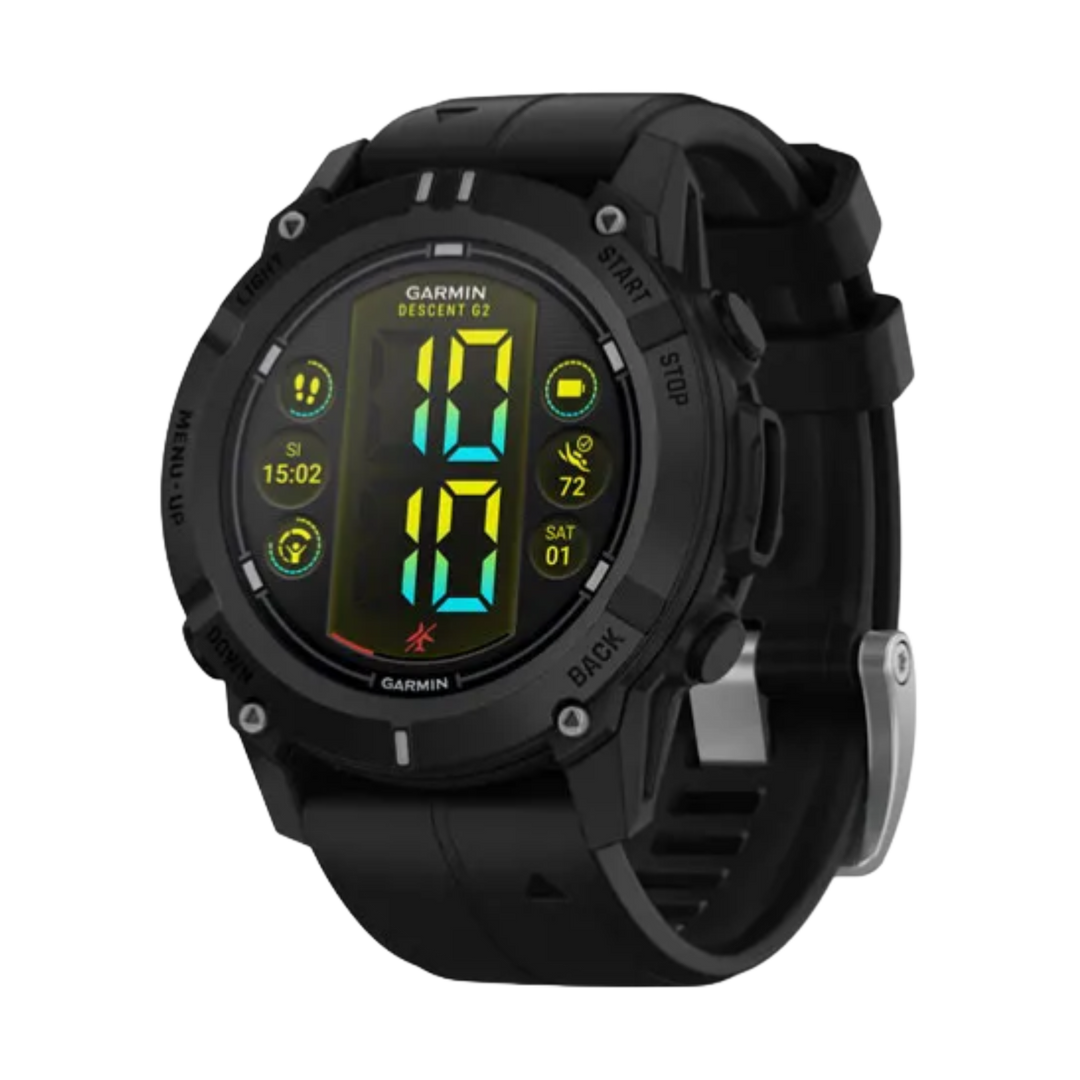 Garmin  Descent™ G2 010-02986-00 Black with Black Band Watch