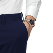 Tissot T1564102204100 Ballade 40mm Deep Blue Guilloché Dial / Two-Tone   Stainless Steel Bracelet Men's Watch