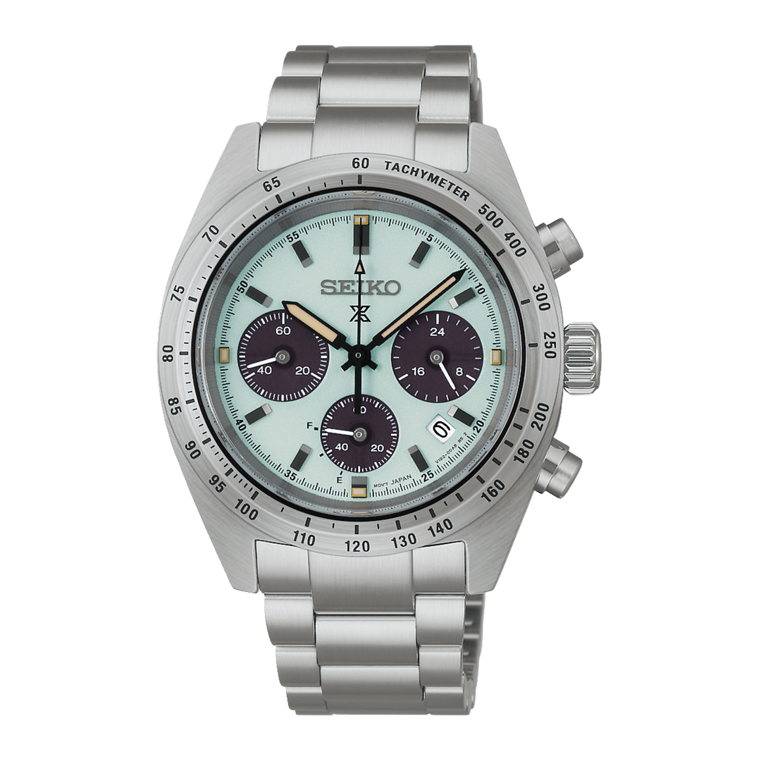 Seiko Prospex Speedtimer SSC965P1‘Youngtimer’ Solar Chronograph (39mm) Mint Green Dial / Stainless Steel Bracelet
Men's Watch