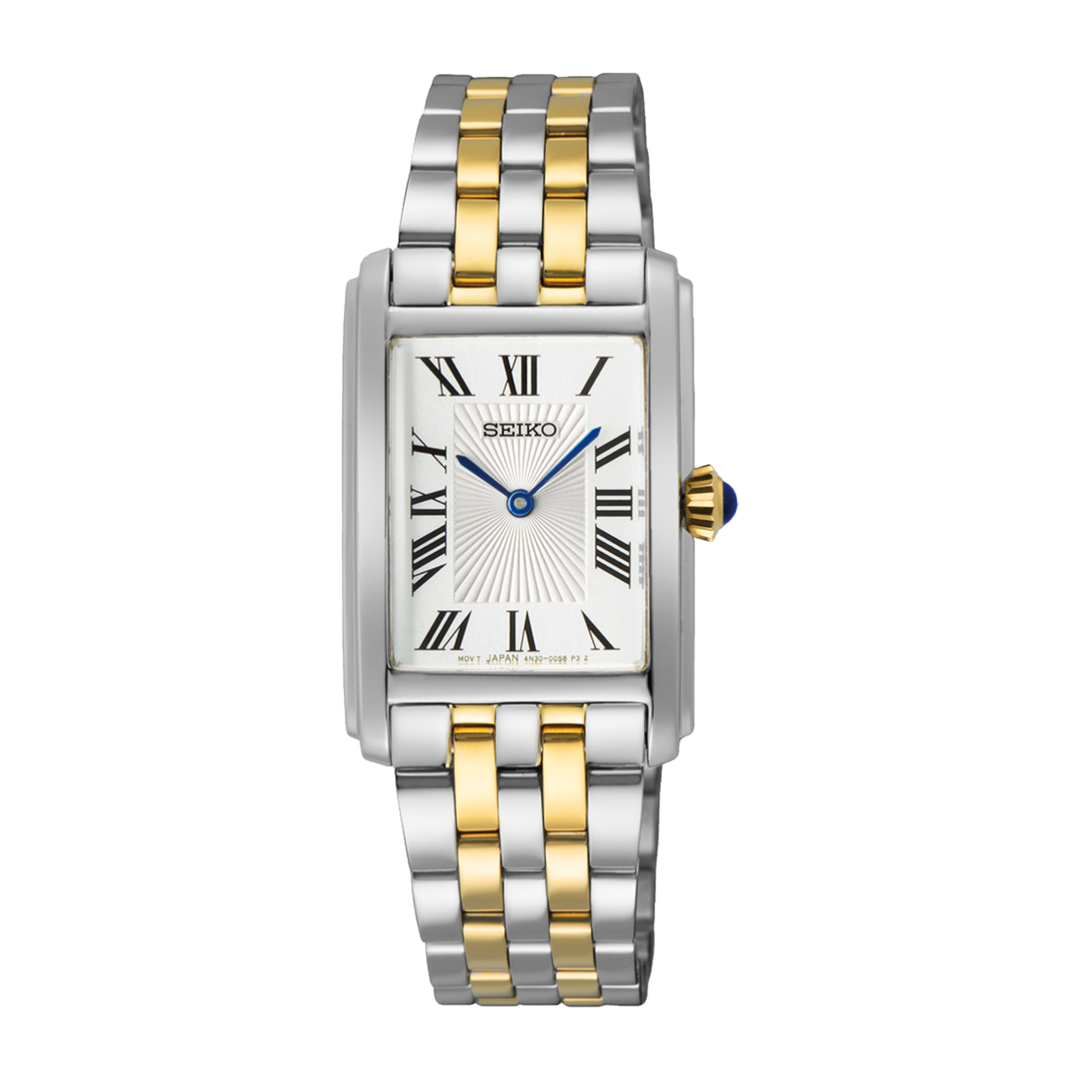 Seiko Essentials SWR087P1 – Women’s Rectangle Dress Watch