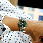 Seiko Presage Automatic Open Heart Style SSA441J1 Cocktail Time “The Grasshopper Men's Watch
