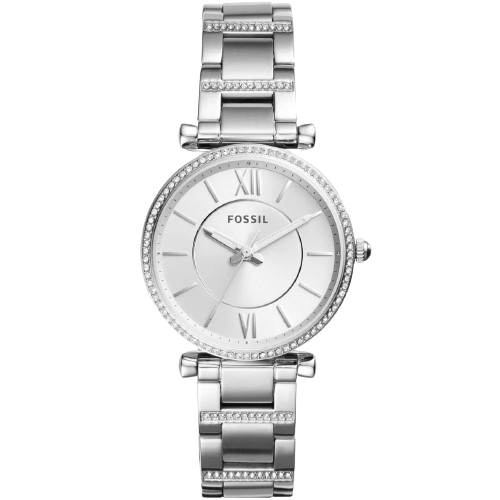 Fossil ES4341 Carlie Three Hand Stainless Steel Women's Watch