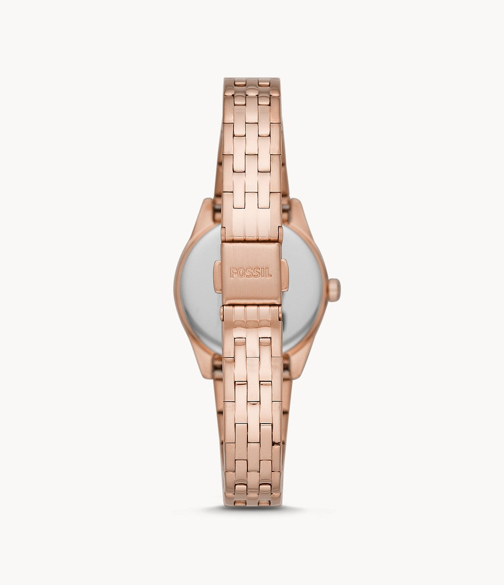 Fossil ES4992 Scarlette Micro Rose Gold Tone Dial Quartz Women's Watch(AVAILABLE ONLINE) - mzwatcheslk srilanka