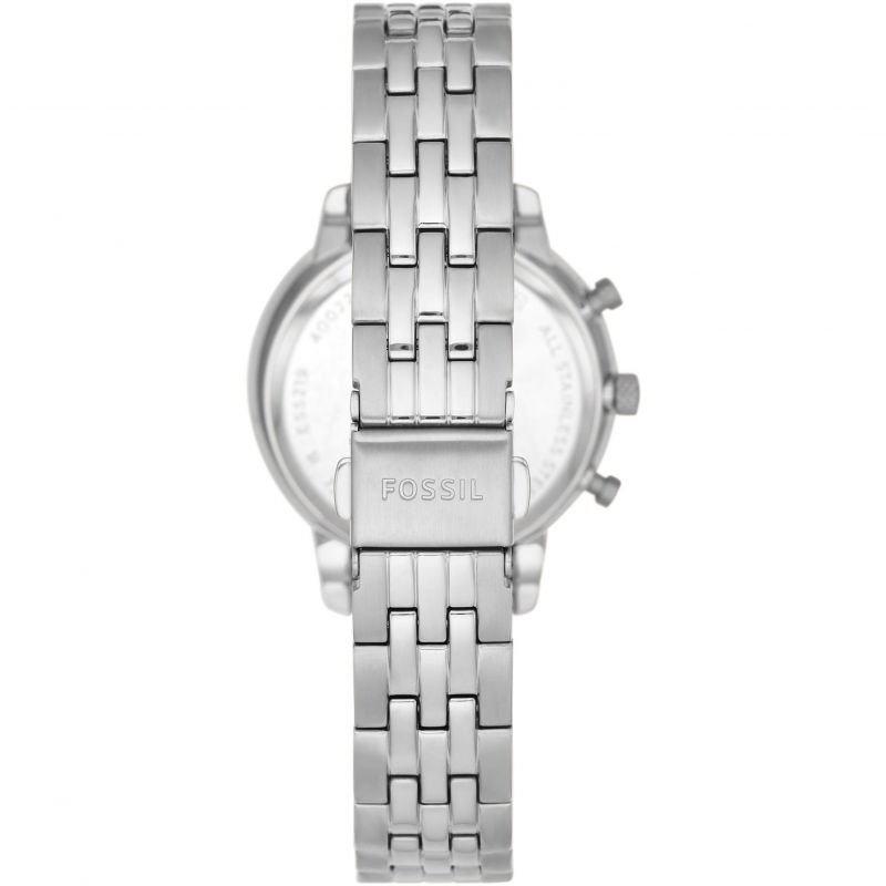 Fossil  ES5217 Neutra Silver Chronograph Dial Stainless Steel Bracelet Women's Watch