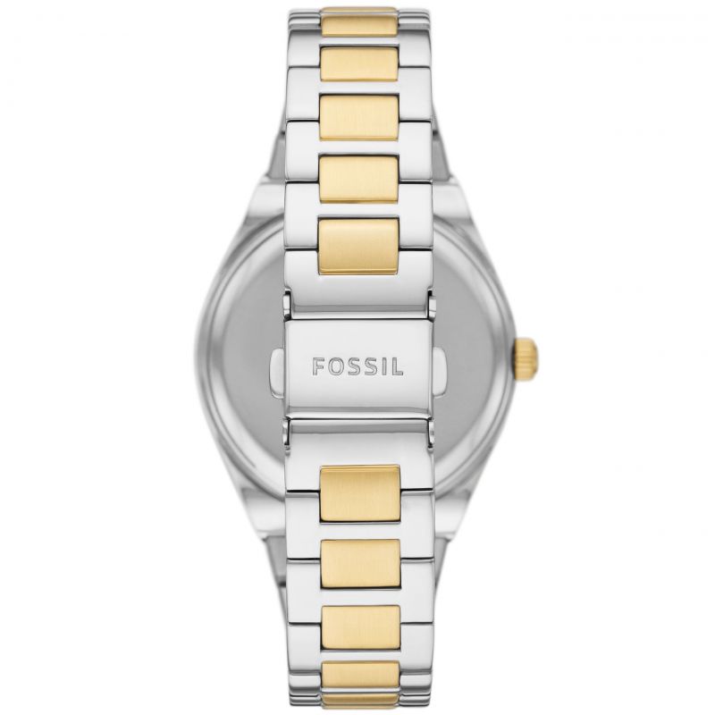 Fossil ES5259 Scarlette Silver Dial Two Tone Stainless Steel Bracelet Women's Watch