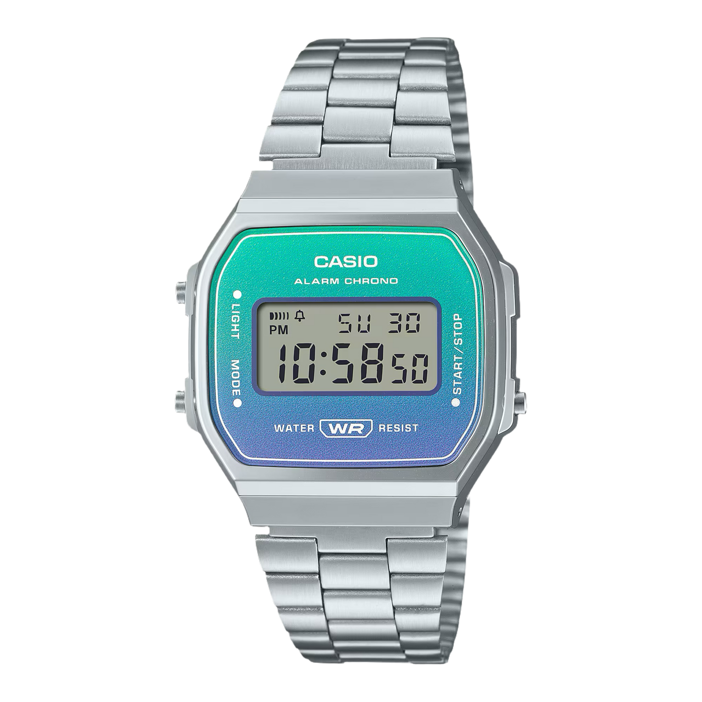 Casio A168WER-2A Vintage Digital Stainless Steel Quartz Men's & Women's Watch