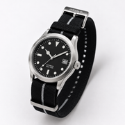 22mm Official Adidas Black  Nylon Fabric Watch Replacement Strap