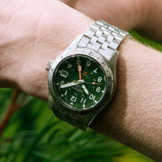 Seiko 5 Sports HDB001K1 Field GMT Automatic (39.4mm) Khaki Drill Dial / Stainless Steel Bracelet
Men's Watch