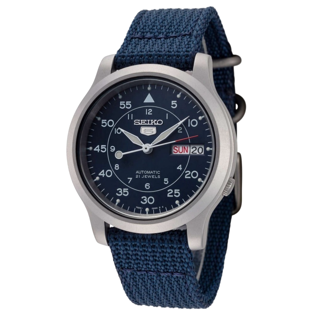 Seiko 5 SNK807K2  Military Automatic Blue Dial Men's Field Watch