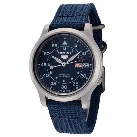 Seiko 5 SNK807K2  Military Automatic Blue Dial Men's Field Watch