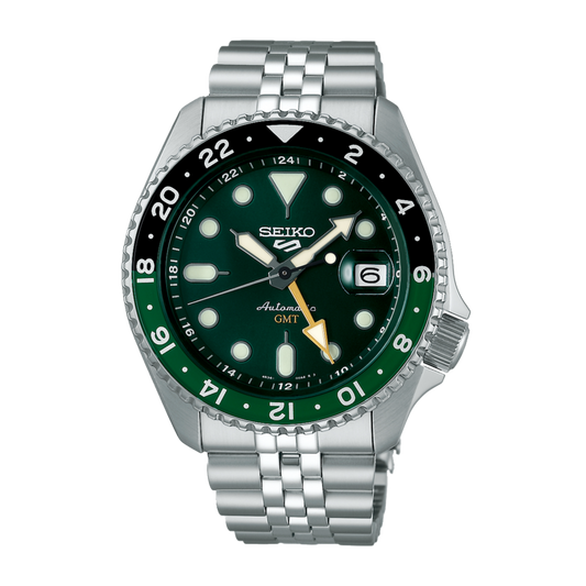 Seiko 5 Sports SSK035K1 Green Dial ‘New’ GMT SKX Re-Interpretation Automatic Men's Watch