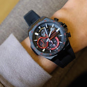 Casio Edifice EQS-920PB-1AV Solar Chronograph with Battery Level Indicator Men's Watch