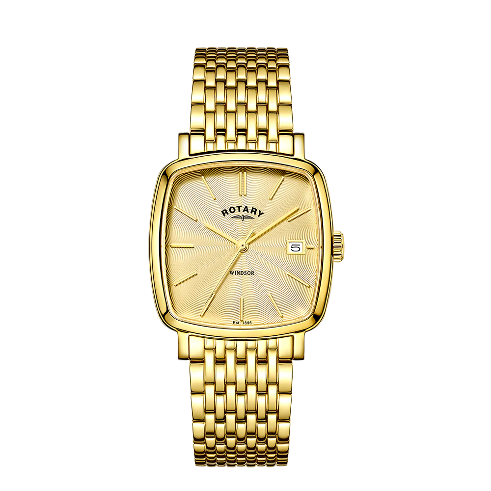 Rotary GB05308/03 Windsor Gold PVD Plated Men's Watch