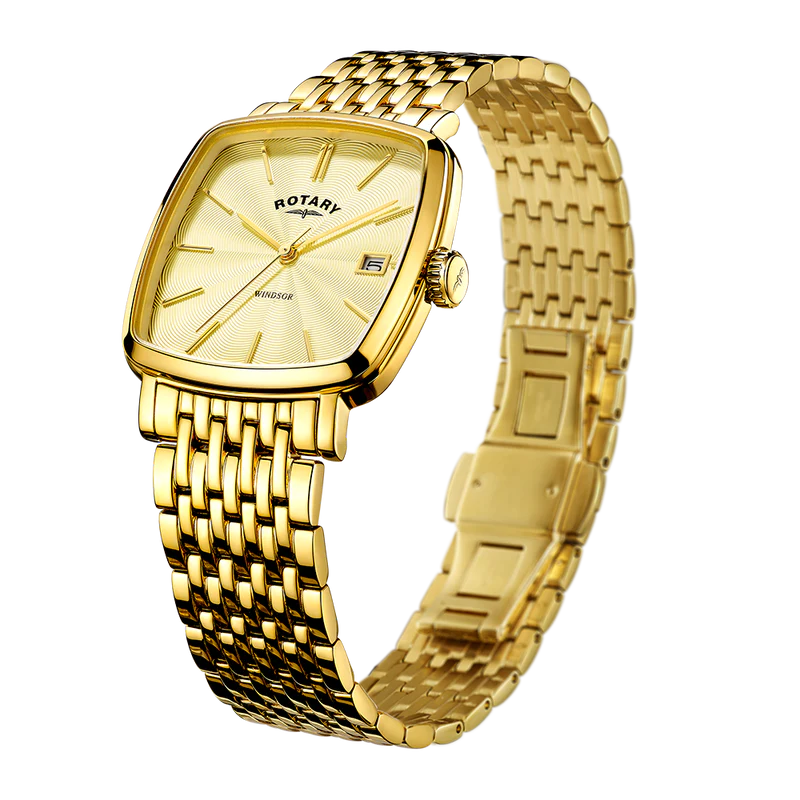 Rotary GB05308/03 Windsor Gold PVD Plated Men's Watch