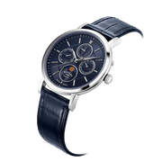 Rotary Windsor GS05425/05 Moonphase Blue Dial Blue Leather Strap Men's Watch